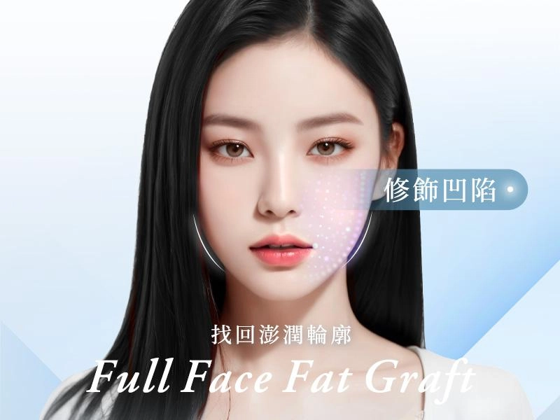 全臉補脂